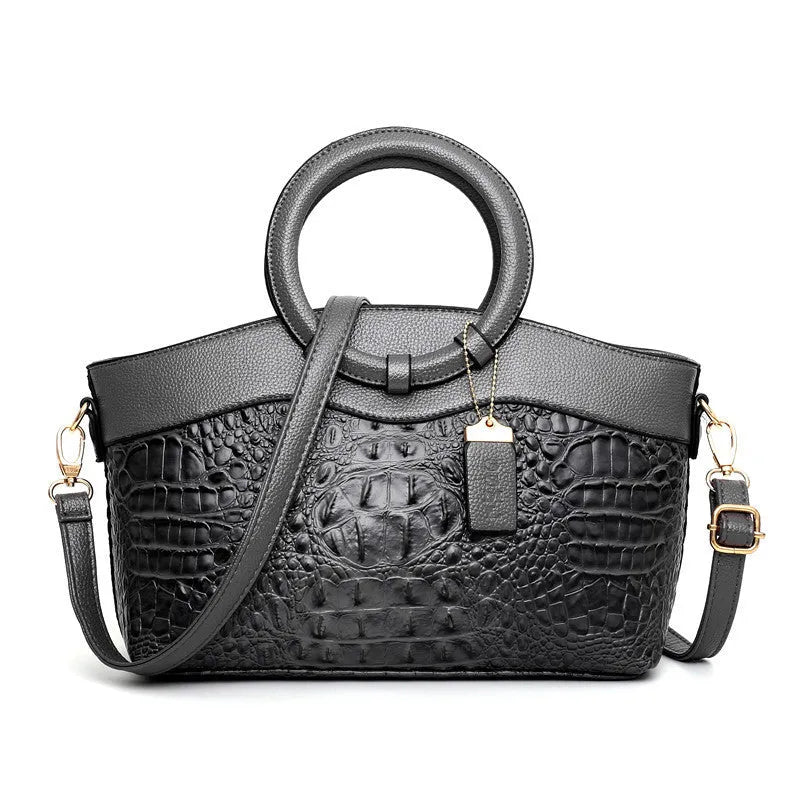 Women's casual fabric handbag with zip compartments and internal organisers in multiple colours