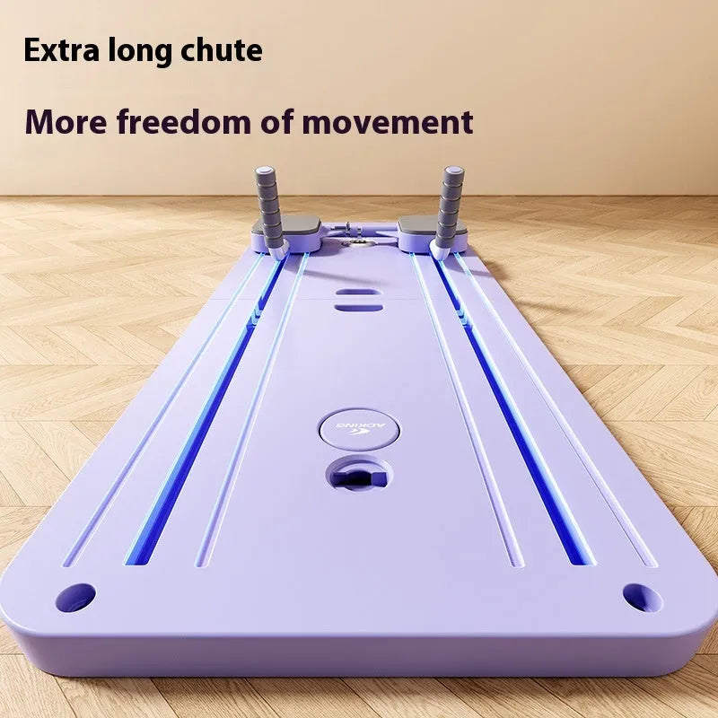 Standard Purple PP plastic fitness rebound board measuring 106x41cm for home workouts
