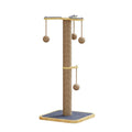 Windmill design cat climbing frame with scratch-resistant hanging ball toy