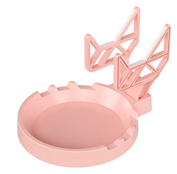 Universal plastic ABS hanging rack with non-perforated game handle in black, white or pink colours with mounting kit