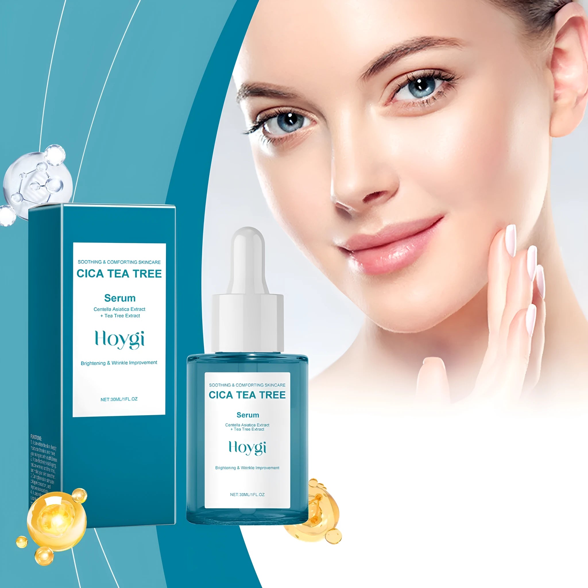 Centella Asiatica Firming Care Solution nursing formula in 30ml packaging for facial hydration and moisturising