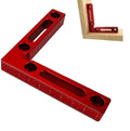 Aluminium alloy woodworking right angle positioning block for jigsaw mounting