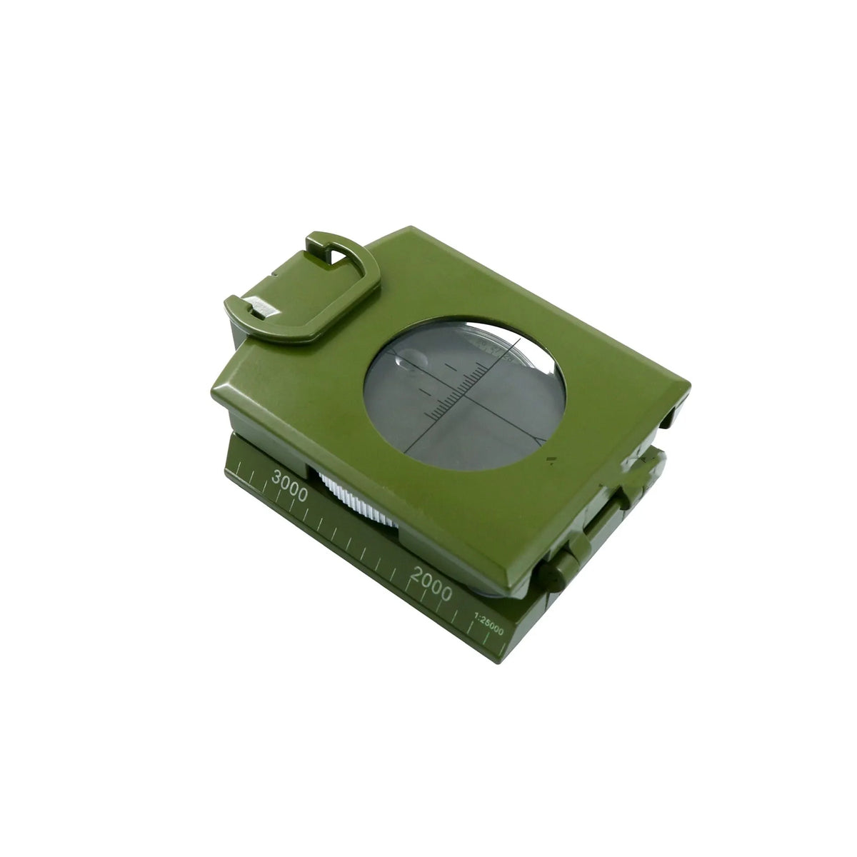 K4074 professional outdoor metal compass with hanging rope and ring for hiking navigation