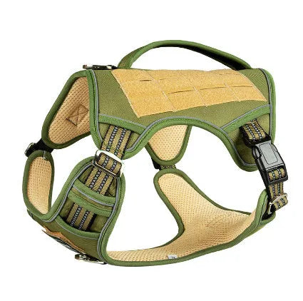 Tactical working dog chest strap harness in Oxford cloth with multiple colour options