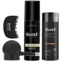 275g dense hair fibre powder can with special applicator nozzle and shaping spray bottle for hair replacement.