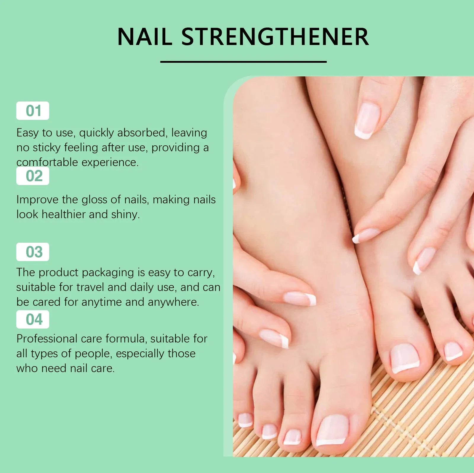 30ml nail care nursing solution bottle for daily gentle cleaning of fingernails and toenails