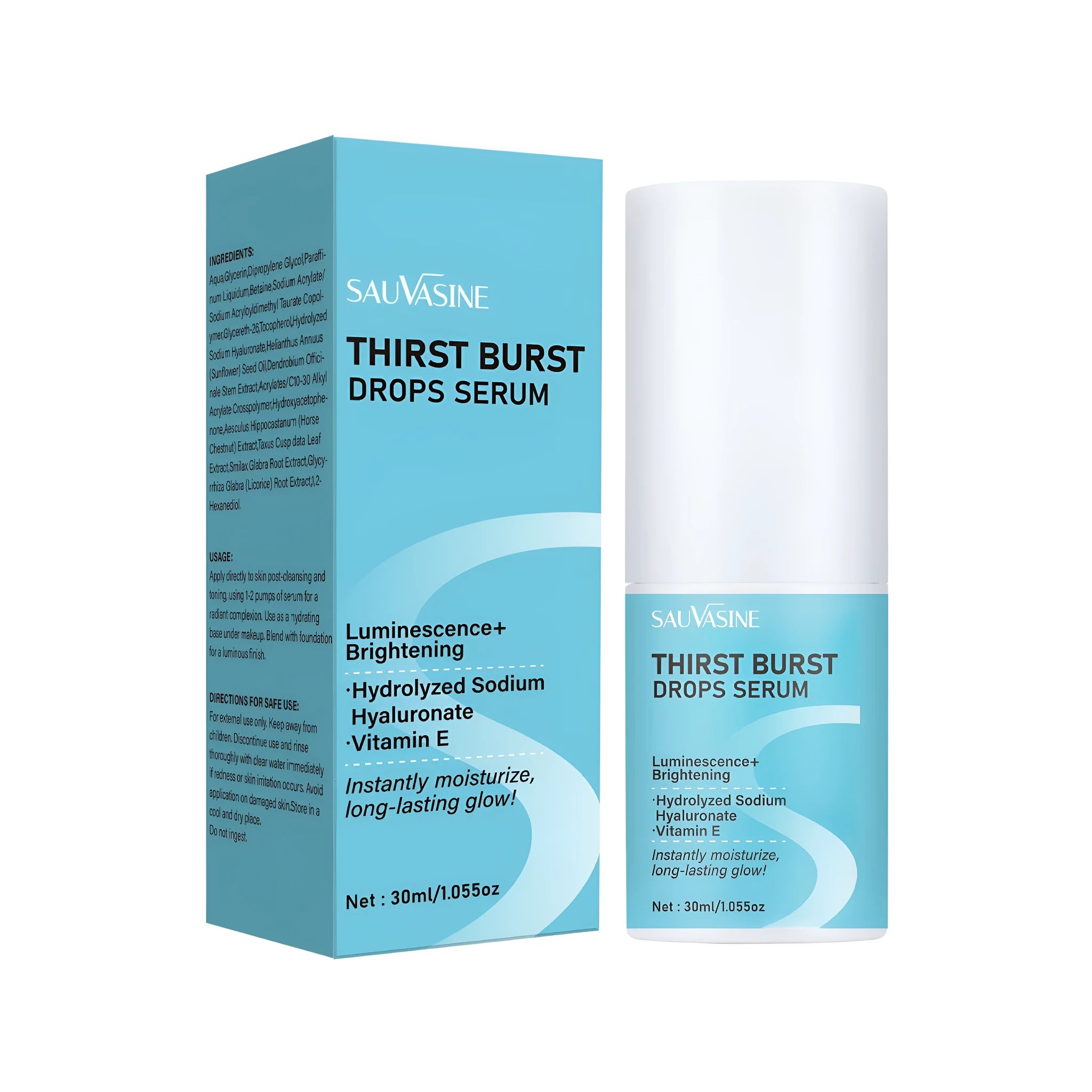 SWX250 style 30ml bottle of moisturising nursing solution drops for skin care