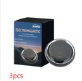 Compact black portable car deicing and snow melting instrument, 7.4 cm square.