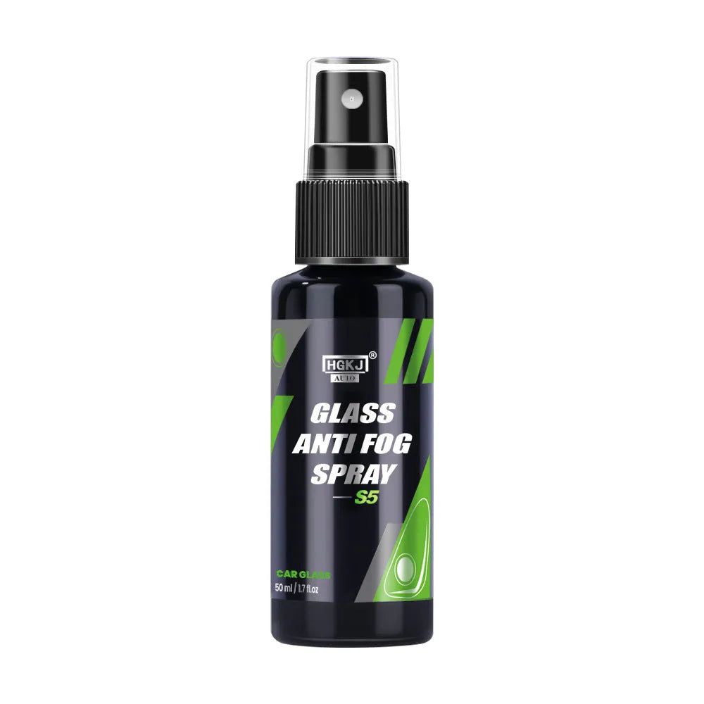 Car glass antifogging spray bottle in 100ml and 50ml sizes for windscreen condensation