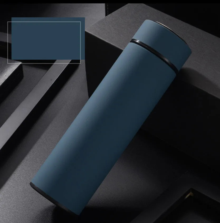 450ml stainless steel vacuum insulated water bottle in multiple colours with arrow mouth design