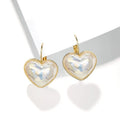 Gold-coloured alloy women's ear clips with natural style design for summer fashion wear