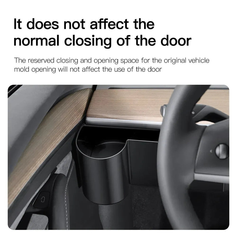 Tesla Model 3 and Model Y dashboard water cup holder for left-hand drive vehicles