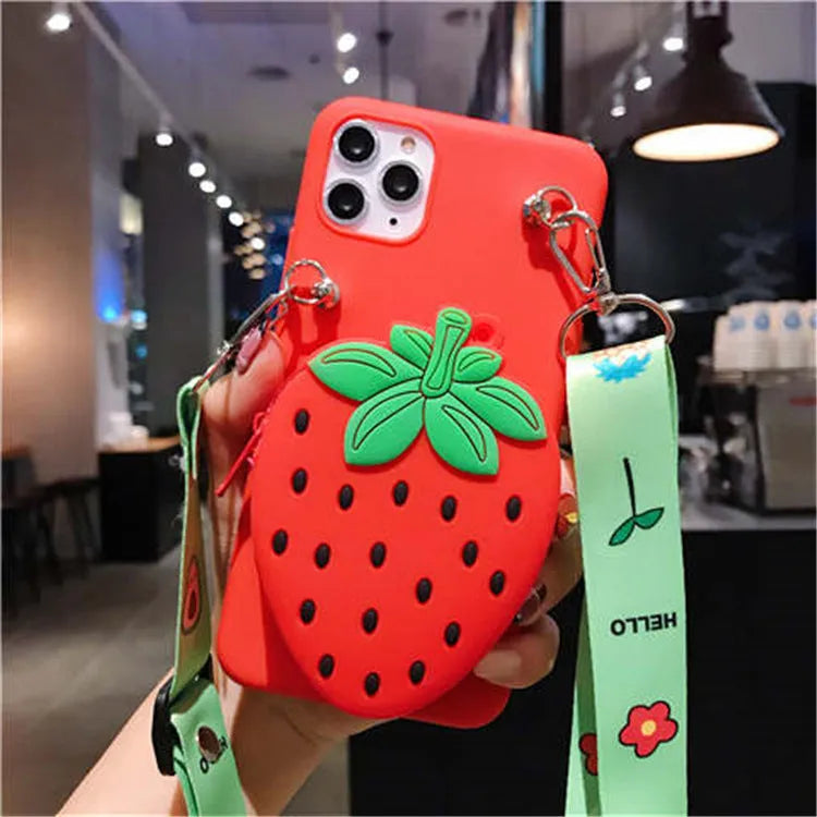 Cartoon camouflage patterned silicone wallet case for Huawei phones in multiple colour options