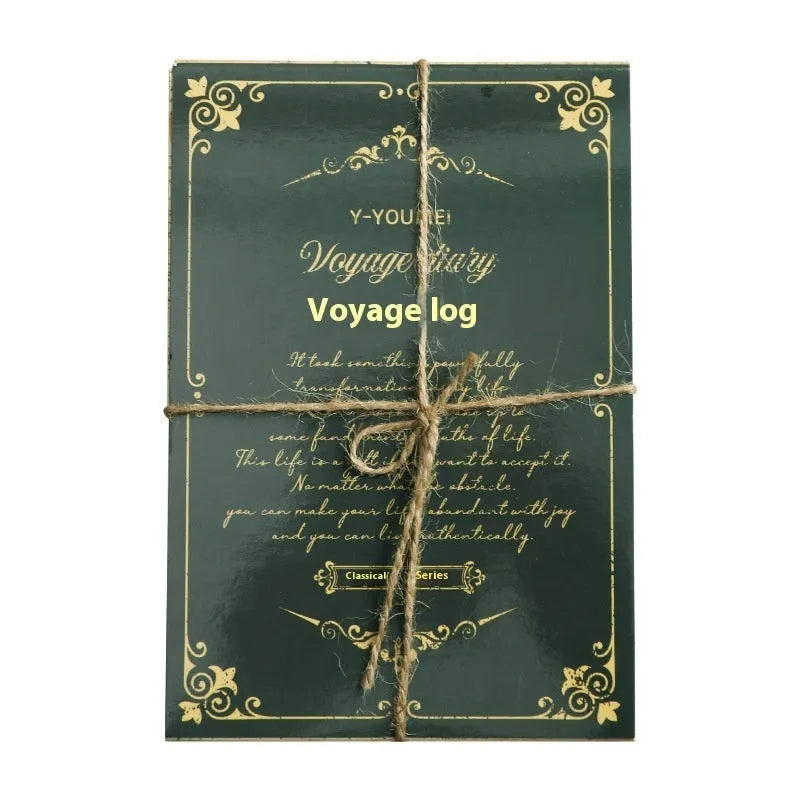 Retro classical paper letter notebook decoration in vintage colours for message boards and journals