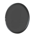 ND8 neutral density camera filter with aviation aluminium frame on a lens thread.