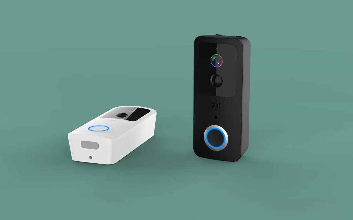 Smart waterproof visual doorbell with 18650 battery for wireless HD intercom security
