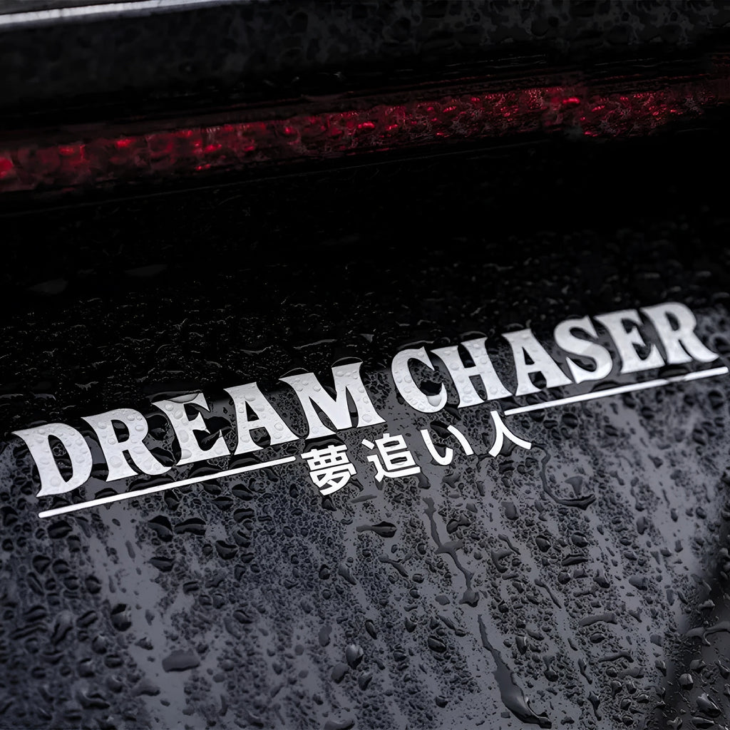 40x7cm Chinese dream chaser car sticker for rear window application in multiple colours