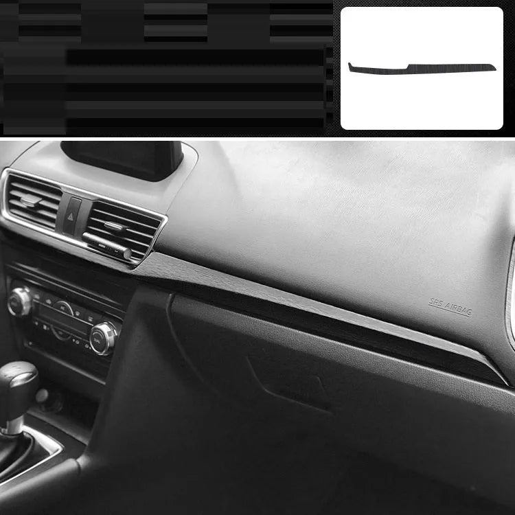 Car interior decorative film sticker set for centre console, instrument panel, and door handle modification