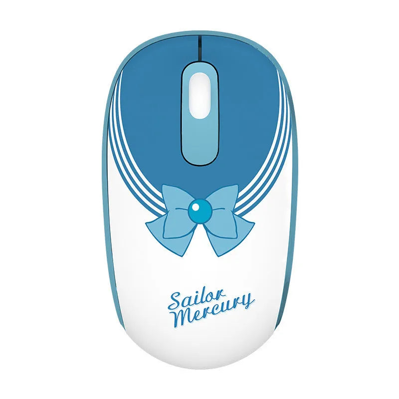Sailor Moon wireless mouse in character colours with USB receiver