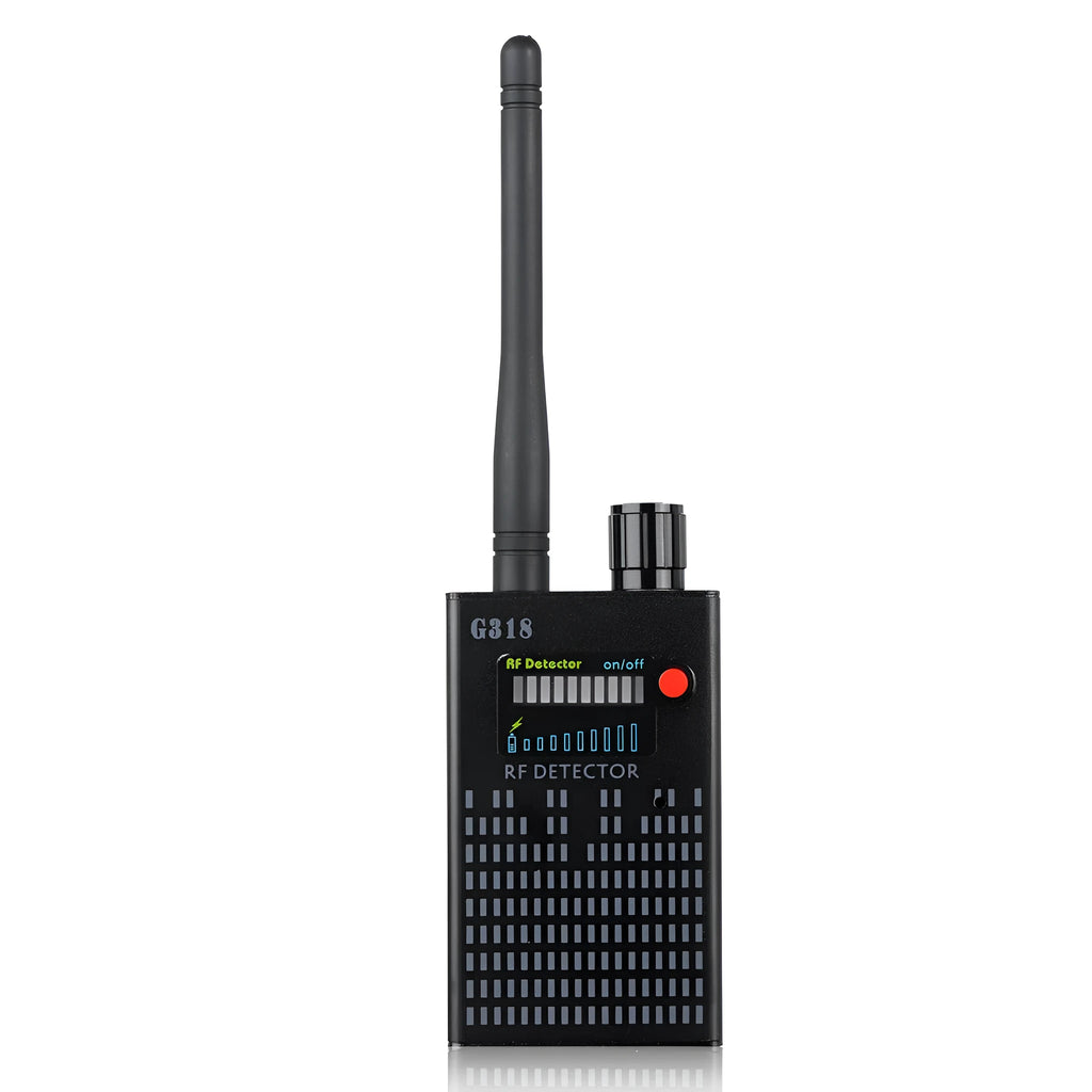 Black aluminium alloy G318 hole camera detector for privacy protection