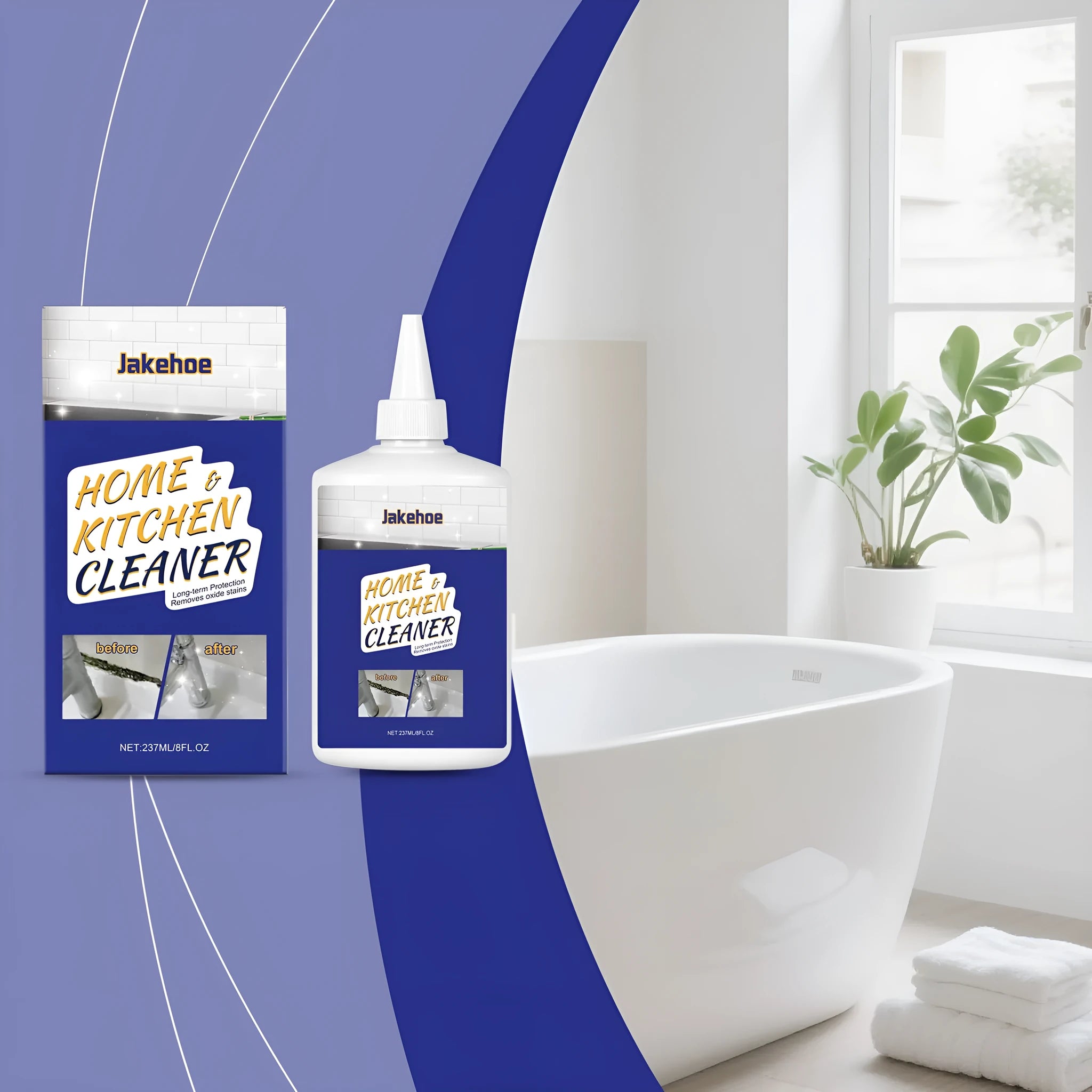 237ml multi-purpose decontamination gel for household kitchen and bathroom cleaning
