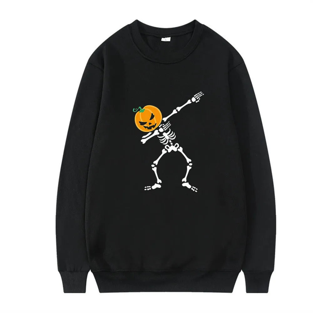 Women's printed crew neck casual top in cotton polyester fabric with long sleeves