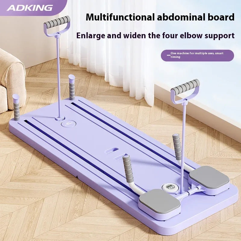 Standard Purple PP plastic fitness rebound board measuring 106x41cm for home workouts