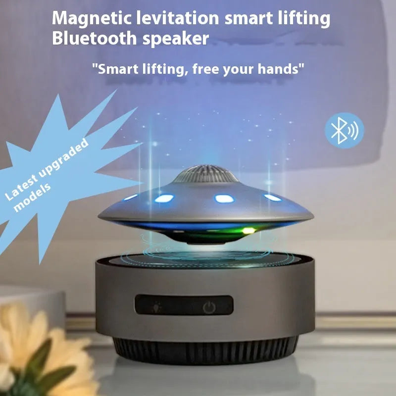 Automatic lifting magnetic levitation Bluetooth speaker in automatic lifting audio colour