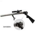 Chicken 98K Sniper Rifle shaped plastic gel pen with 0.5mm tip shown next to Ace Agent Black and Blue ink options.