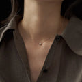 S925 sterling silver geometric pendant with jelly opal, shown in gold and white gold plating options.