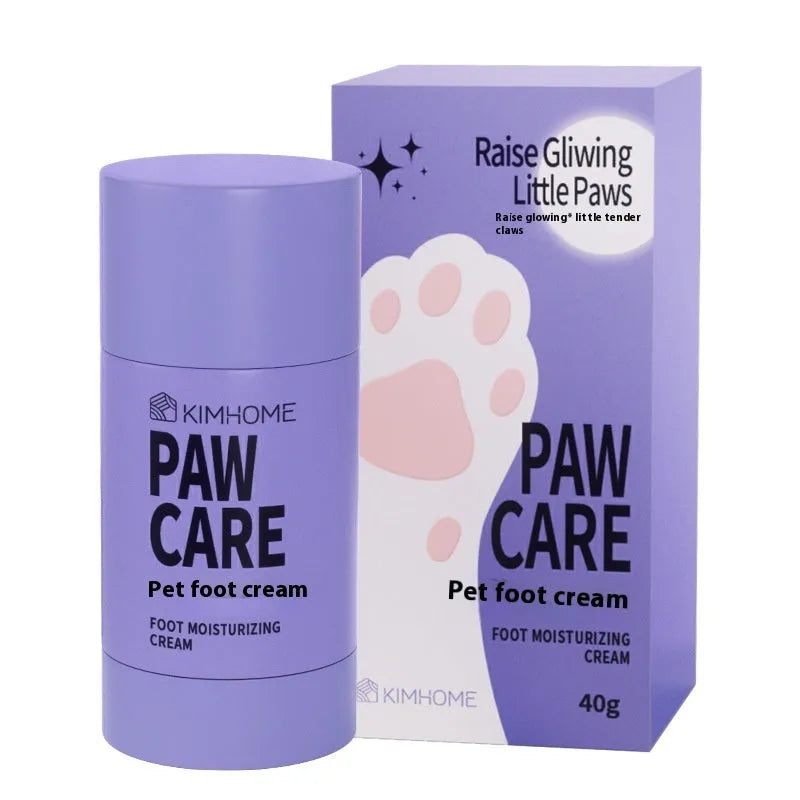 40g tube of pet foot moisturising cream for cats and dogs with Brazil palm wax