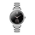 AK38 ladies smart watch with stainless steel bracelet and 1.09-inch colour display