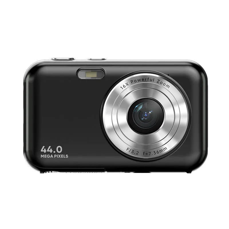 Home HD digital children's camera DC406L in black, green, pink, or purple colours with 2.4-inch screen.