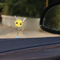 Swing Spring Bee car dashboard decoration showing 3cm cartoon bee with fur ball material