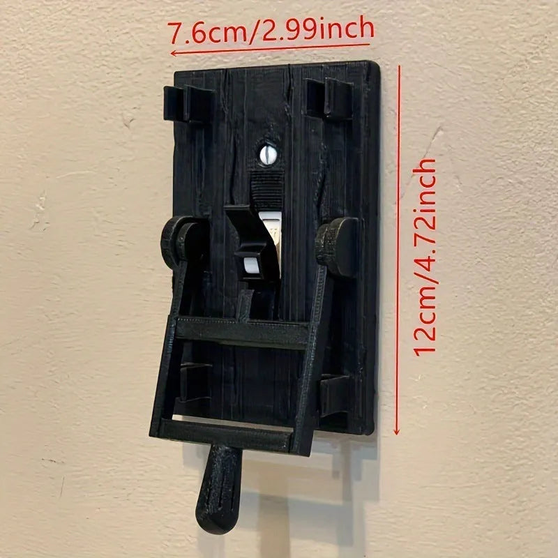 DZ1V1 retro mechanical light switch wall plate with vintage design
