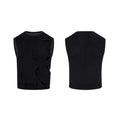 Men's solid colour Lyocell vest with round neck and tank-top style, shown in grey.