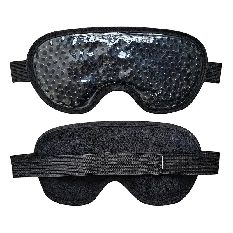 White portable rechargeable eye compress and atomization device with included eye mask and charging cable