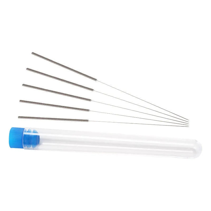 Pack of ten steel cleaning needles for Mk8 and E3D 3D printer nozzles