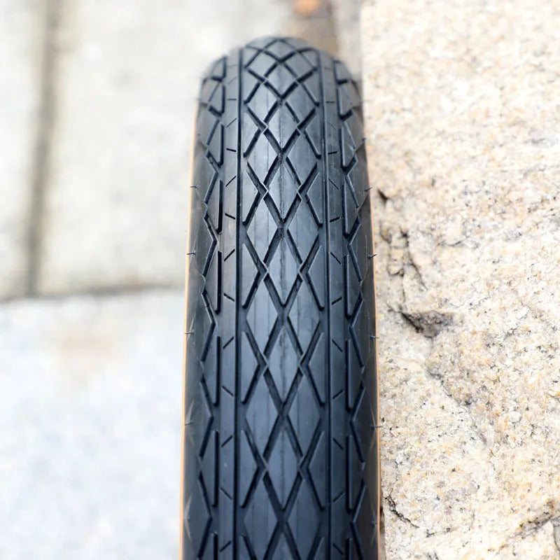Brown rubber snowmobile tire 20x4.0 for electric beach car with skin edge detail