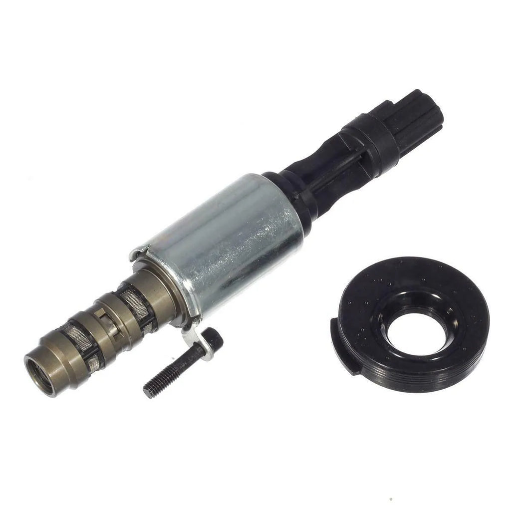 Ford automotive oil control valve VVT solenoid replacement part on white background