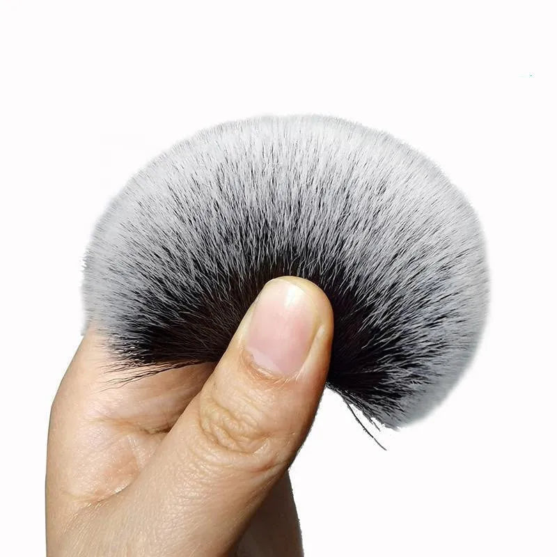 Black car detailing brush with ultra-soft pig hair bristles in two size options