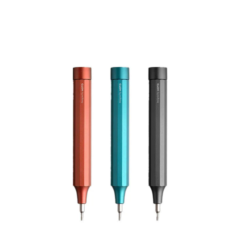 24-in-1 aluminium magnetic screwdriver set for electronics repair in black, green, or red.