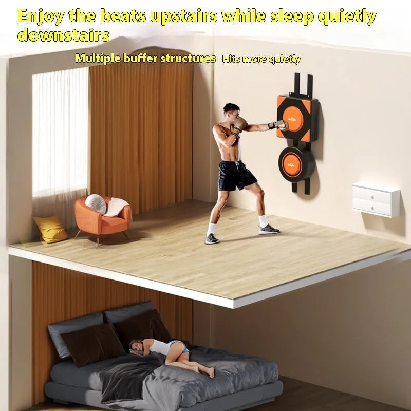 PU leather hanging boxing wall target sandbag for home training in various sizes.