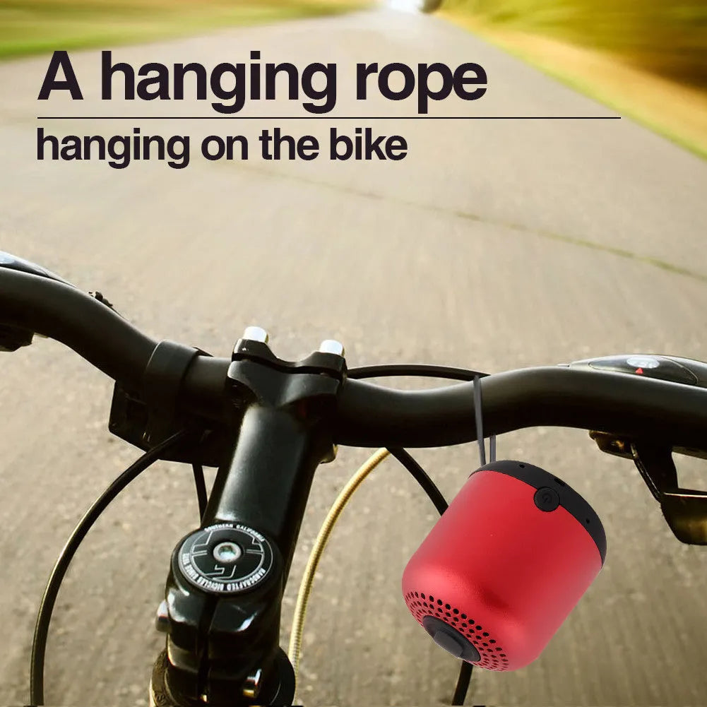 Hieha XQ11 mini cylinder-shaped waterproof Bluetooth speaker in choice of colours.