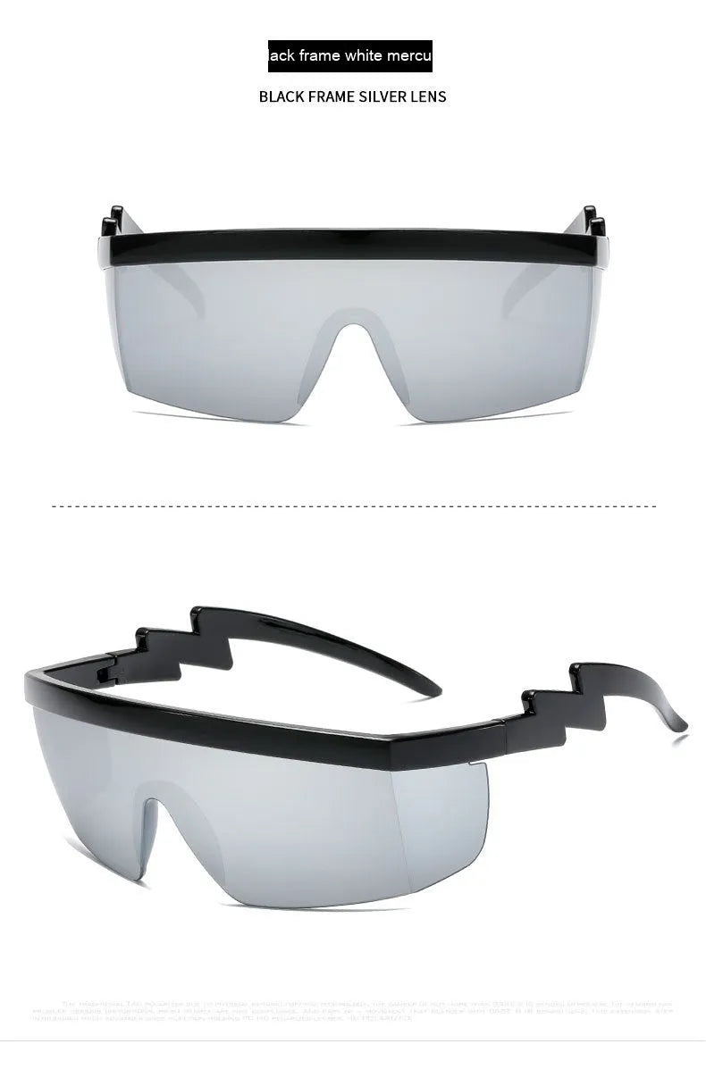 Sports sunglasses with interchangeable lenses in multiple colour combinations for outdoor cycling