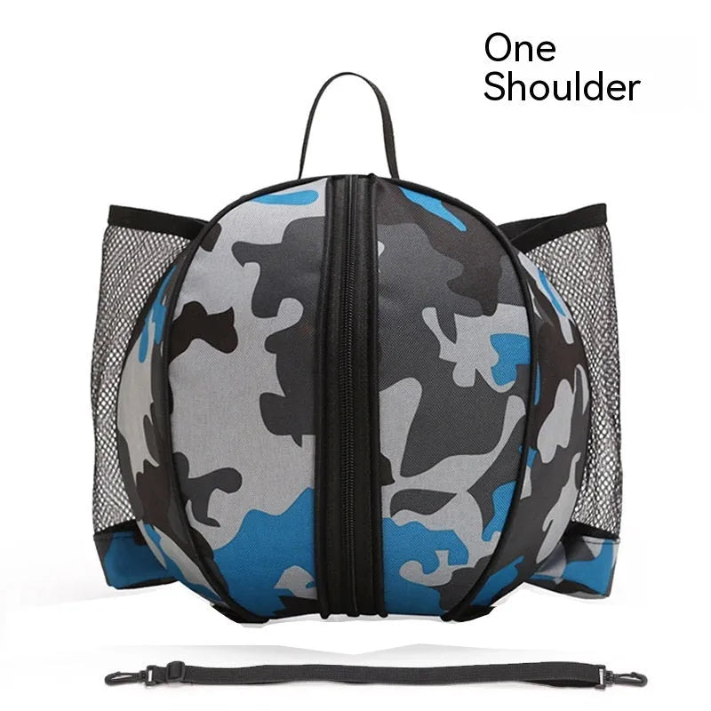 9L capacity basketball training bag in Oxford cloth with one-shoulder and two-shoulder carrying options