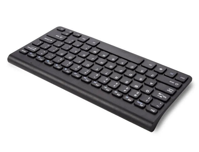 Wireless keyboard and mouse set in black or white with USB receiver for 2.4GHz connection