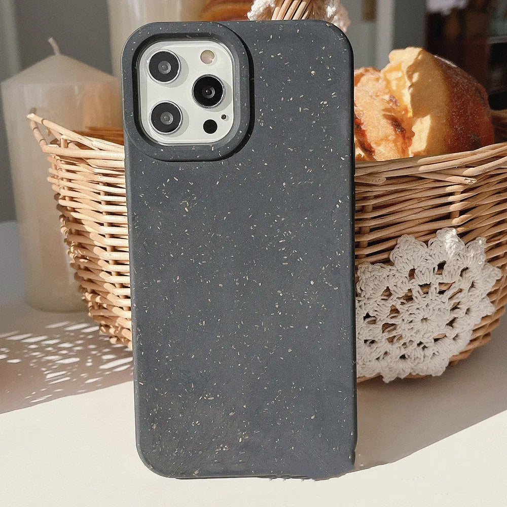 Biodegradable wheat straw protective phone case for Apple iPhone 14 Pro Max in multiple colours