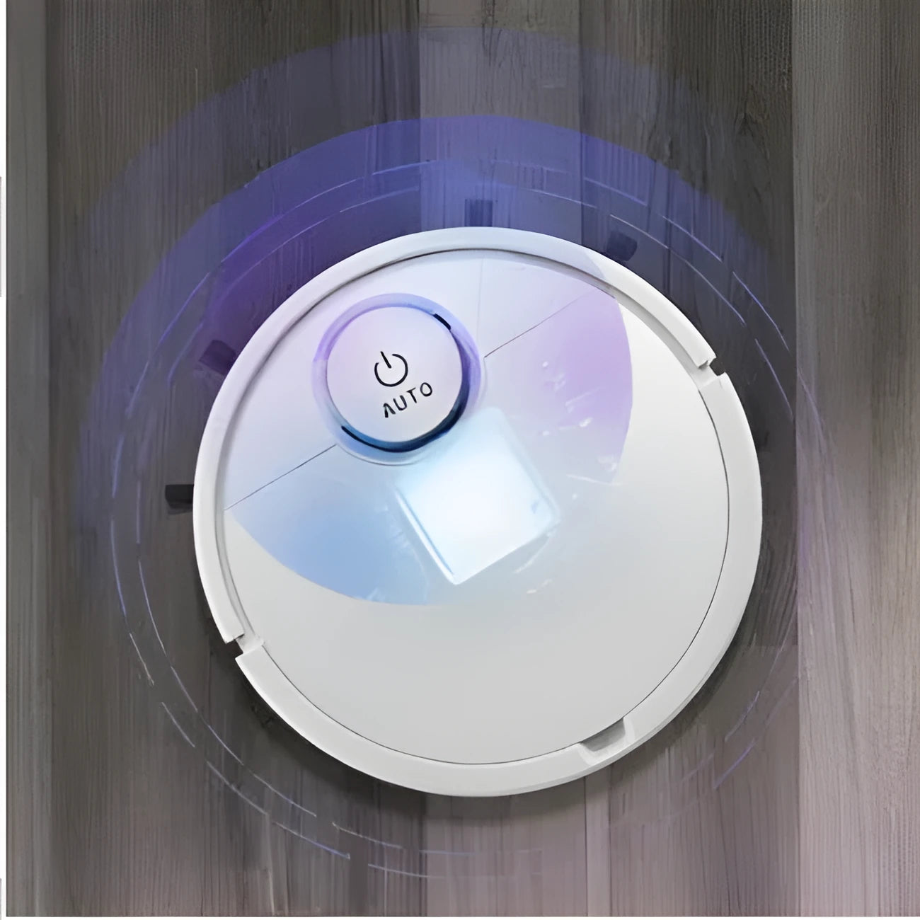 Automatic sweeping robot cleaner with square design and low-profile height for floor cleaning