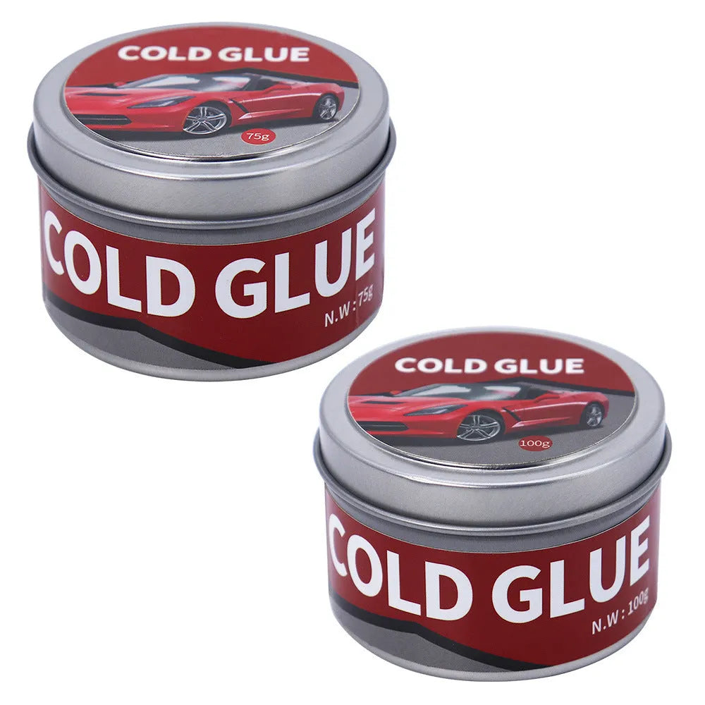 Automobile repair cold glue container for car dent and depression repairs